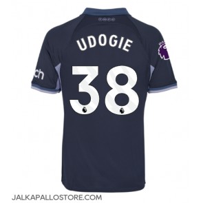 Tottenham Hotspur Destiny Udogie #38 Vieraspaita 2023-24 Lyhythihainen